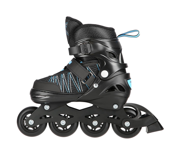 Nils Extreme Łyżworolki Łyżwy 2w1 NH11912 rozm. S 31-34 Czarno-niebieskie - 1121274 - zdjęcie 3